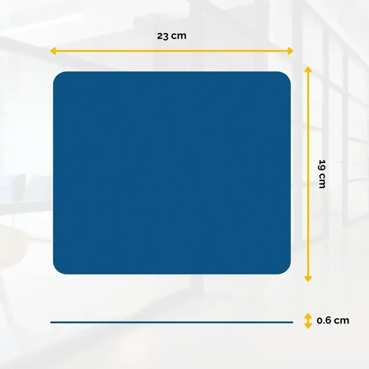Musemåtte Fellowes Economy blå 5mm