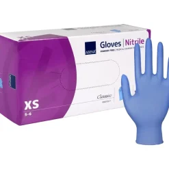 Nitrilhandsker Abena Classic Protect XS blå pudderfri - 150 stk