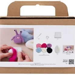 Nålefiltning Monster DIY Kit - Mini Kreakasse - Ass. farver