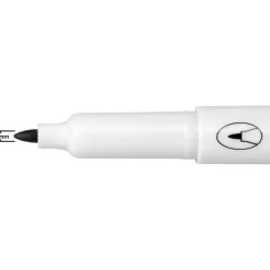 Nobo WB Marker Glide fin rund 1mm sort - 4 stk