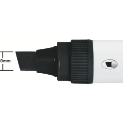 Nobo WB Marker Glide Jumbo skrå 10mm sort - 4 stk
