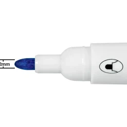Nobo WB Marker Glide rund 2mm blå - 10 stk