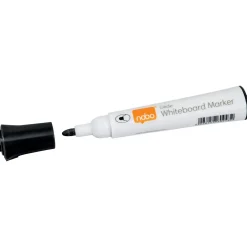 Nobo WB Marker Glide rund 2mm sort - 10 stk