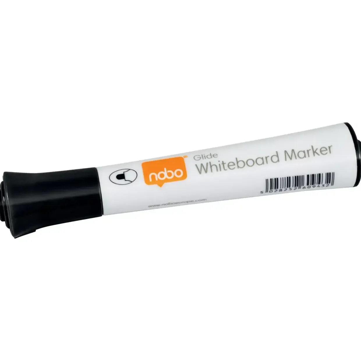 Nobo WB Marker Glide rund 2mm sort - 10 stk