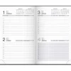 Noteringskalender 2 dage - 103x164mm - Kunstskind - Sort - 2027 - Mayland - 27180000