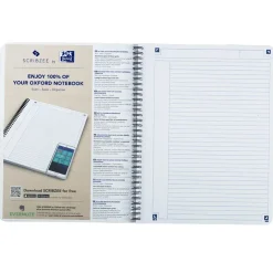 Notesbog A5 Oxford Touch kvadreret 70 ark 90g turkis