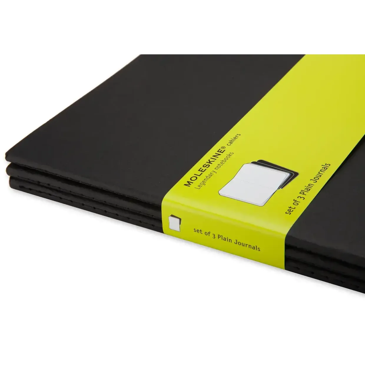 Notesbog MOLESKINE Cahier Journal ulinieret XL 3-pack