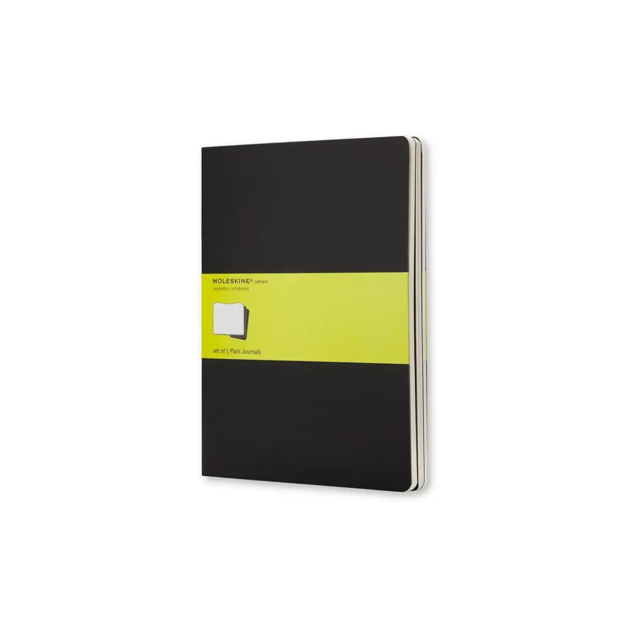 Notesbog MOLESKINE Cahier Journal ulinieret XL 3-pack