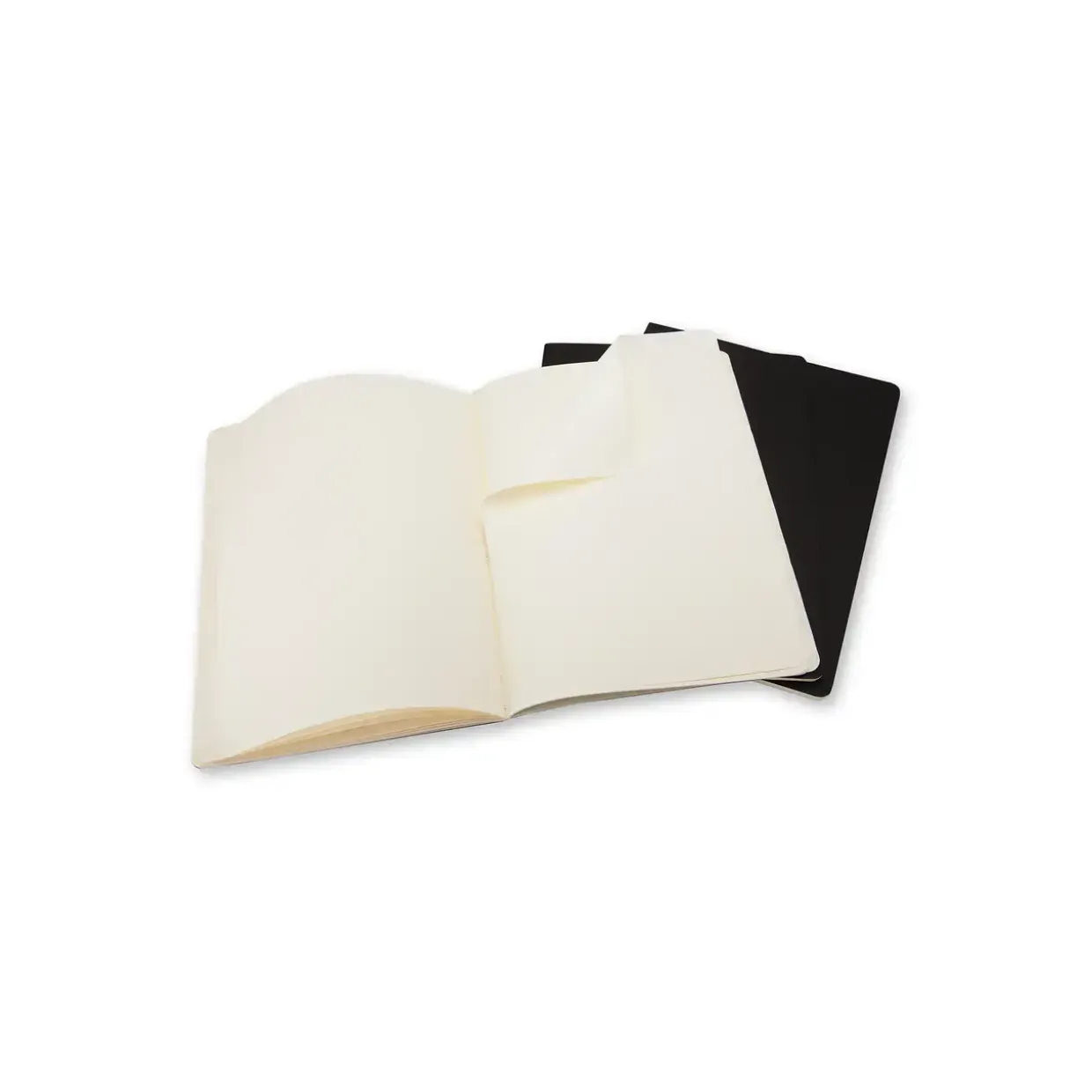 Notesbog MOLESKINE Cahier Journal ulinieret XL 3-pack