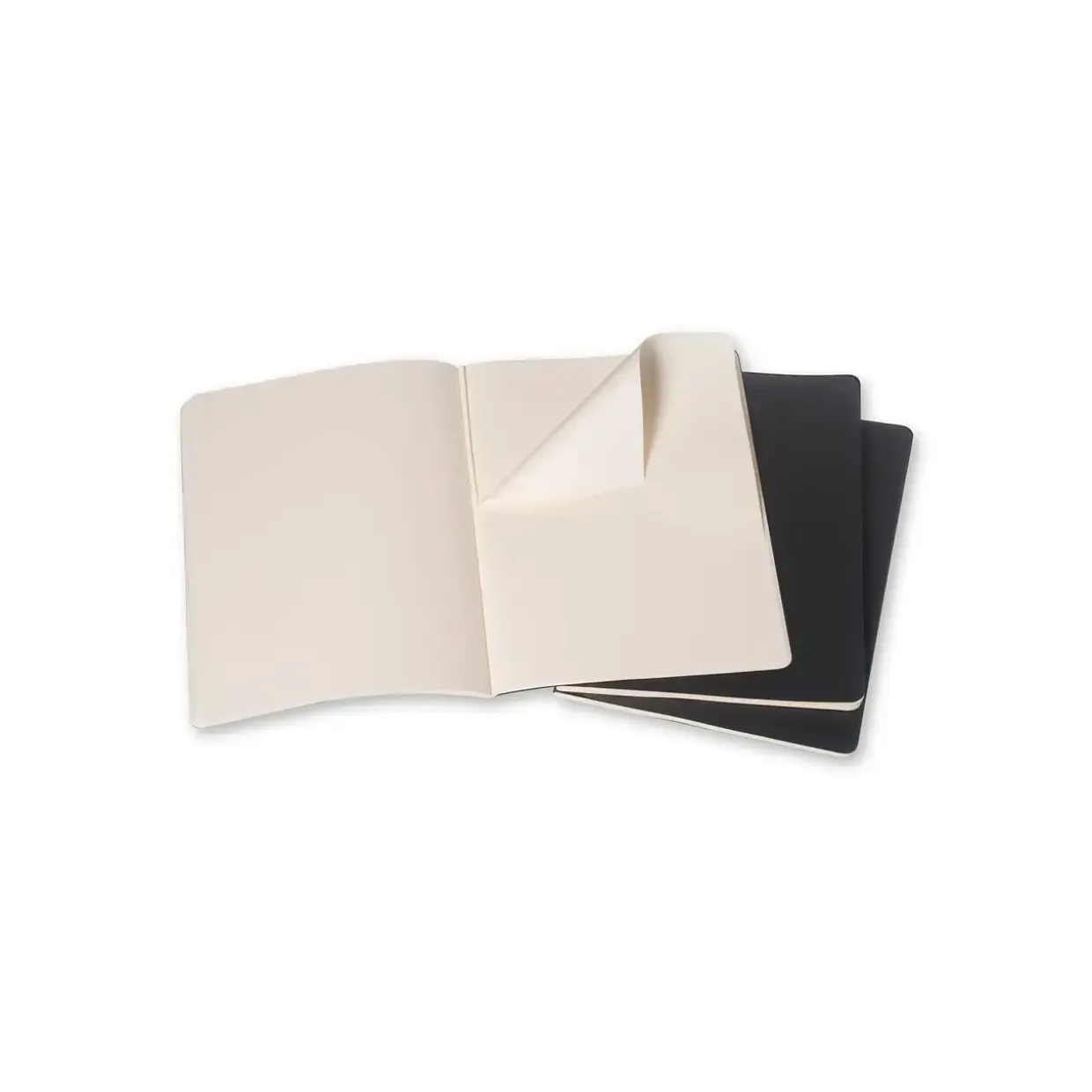 Notesbog MOLESKINE Cahier Journal ulinieret XL 3-pack