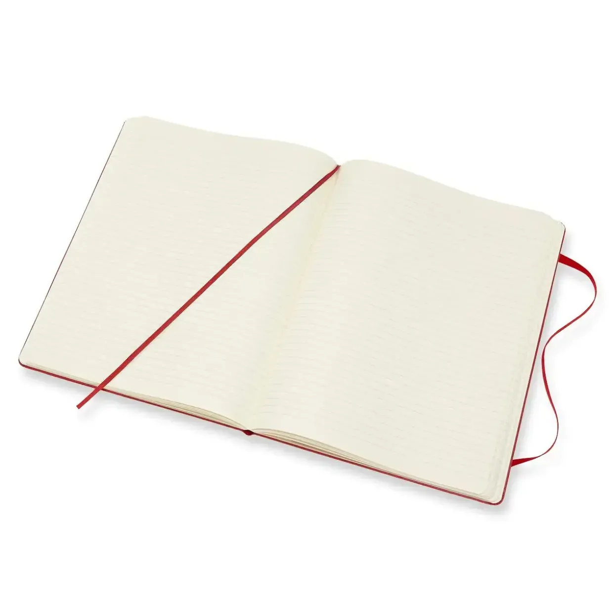 Notesbog MOLESKINE Classic hard linieret XL rød