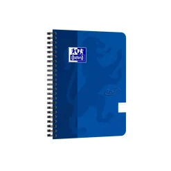 Notesbog Oxford TOUCH A5+ blå linieret 90g - 5 stk