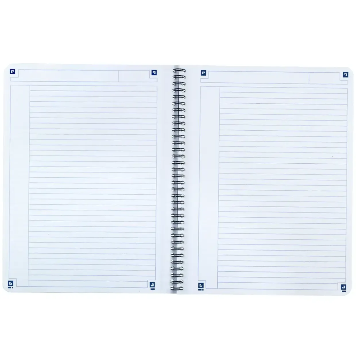 Notesbog Oxford TOUCH A4+ blå linieret 90g - 5 stk