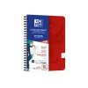 Notesbog Oxford TOUCH A5+ rød linieret 90g - 5 stk