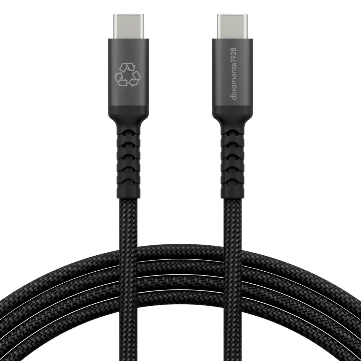 Oplader, Dbramante1928, IT - Cable - BRD - 2m USB-C/USB-C 240W - Sort