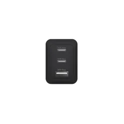 Oplader, Dbramante1928, IT - EU W. Charger - 2xUSB-C 70W + 1xUSB-A - Sort