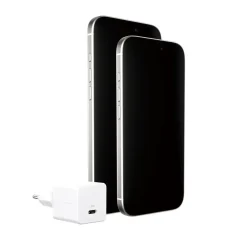 Oplader, Empower by PanzerGlass, Turbo, 30W, USB-C, EU stik, Hvid