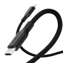 Opladerkabel, Empower by PanzerGlass, Racing, 240W, USB-C to USB-C, 1.2M, Sort