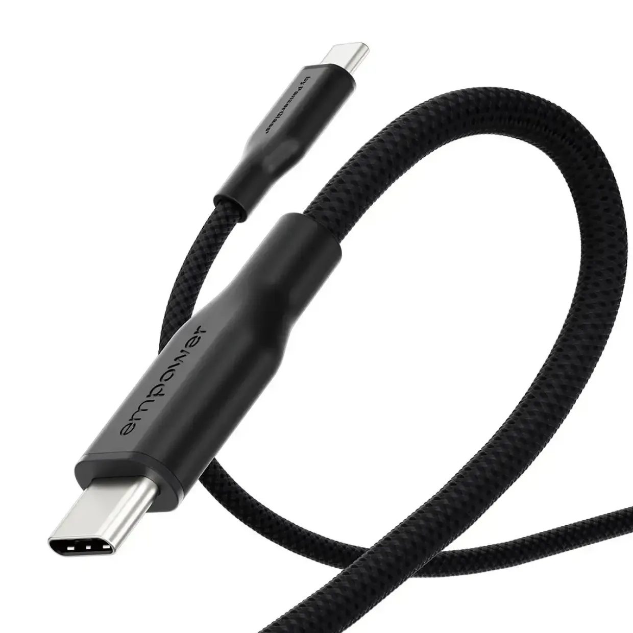 Opladerkabel, Empower by PanzerGlass, Racing, 60W, USB-C to USB-C, 1.2M, Sort