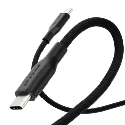 Opladerkabel, Empower by PanzerGlass, Racing, 60W, USB-C to USB-C, 2M, Sort