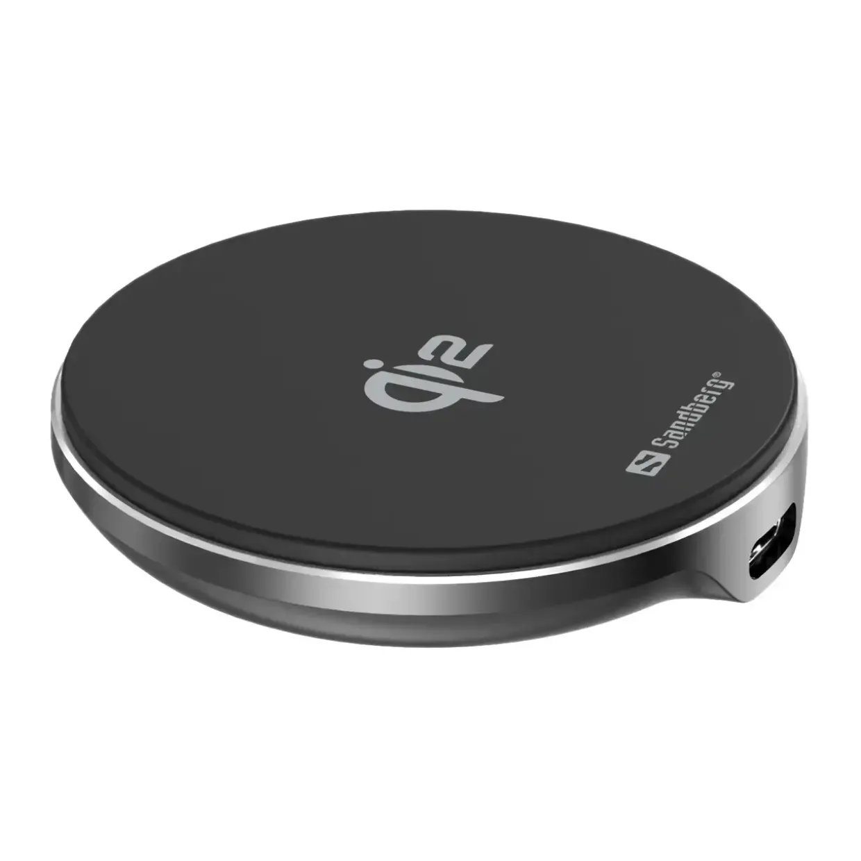 Oplader Sandberg Wireless Charger Mag Qi2 15W sort