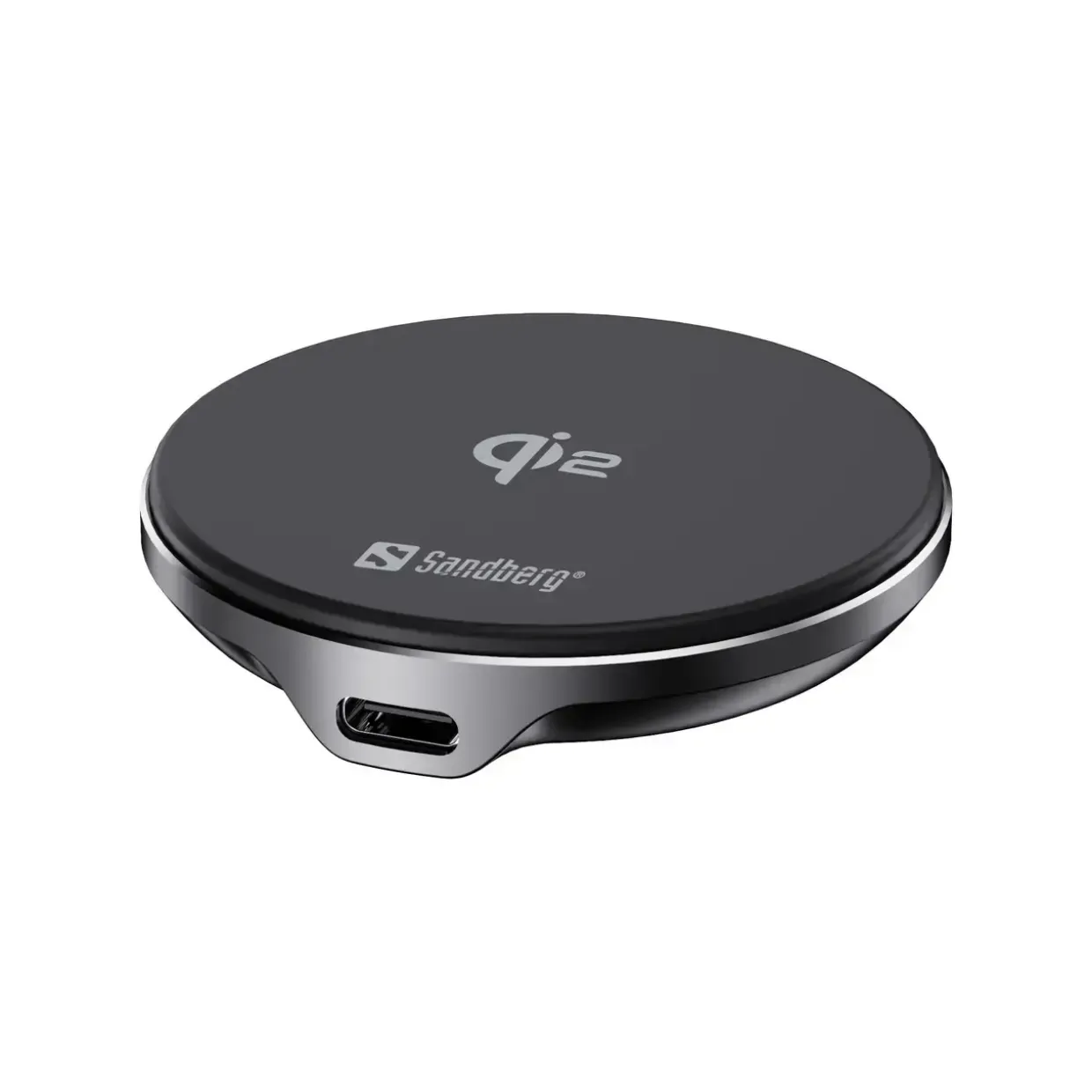 Oplader Sandberg Wireless Charger Mag Qi2 15W sort