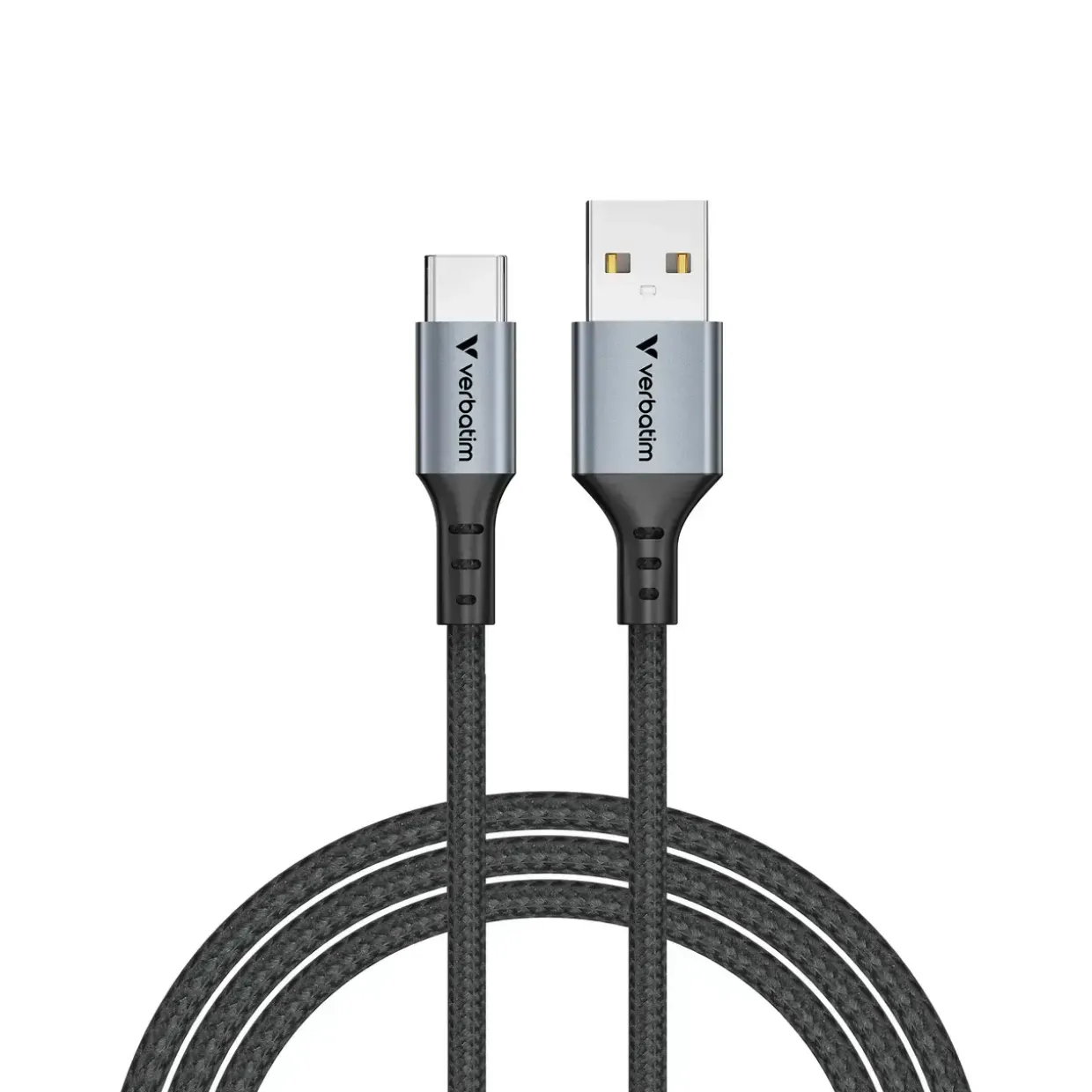 Oplader - Verbatim - Sync & Charge - USB-A to USB-C - 18W - 120 cm - Grå