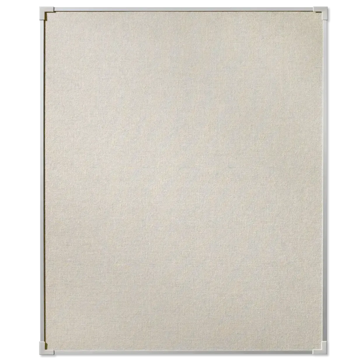 Opslagstavle med naturstof og aluramme Lintex Boarder - 100 x 120 cm
