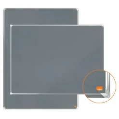 Opslagstavle Nobo Premium Plus ECO filt - 90x60cm - grå