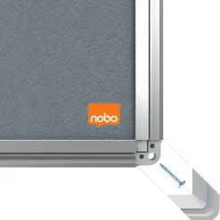 Opslagstavle Nobo Premium Plus ECO filt - 90x60cm - grå