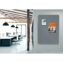 Opslagstavle Nobo Premium Plus ECO filt - 90x60cm - grå