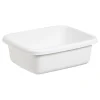 Opvaskebalje - Rektangulær - Hvid - 10 L - 370x302x124 mm