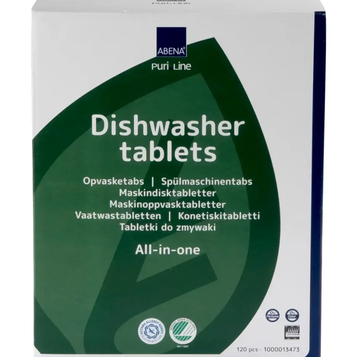 Opvasketabs - ABENA Puri-Line - All-in-One - 120 stk - 5 pakker