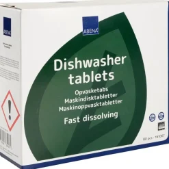 Opvasketabs - Hurtigt vandopløselig folie - Uden klor, farve og parfume - 80 stk - 6 pakker