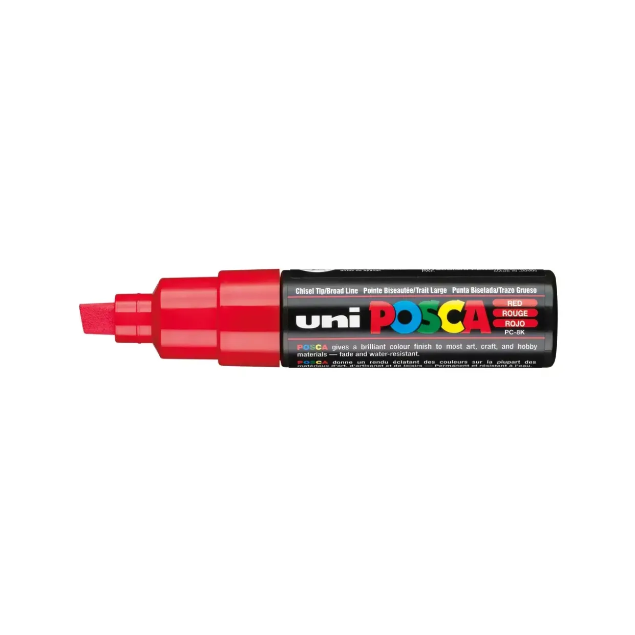 Paint marker Uni Posca PC-8K red 8mm - 6 stk