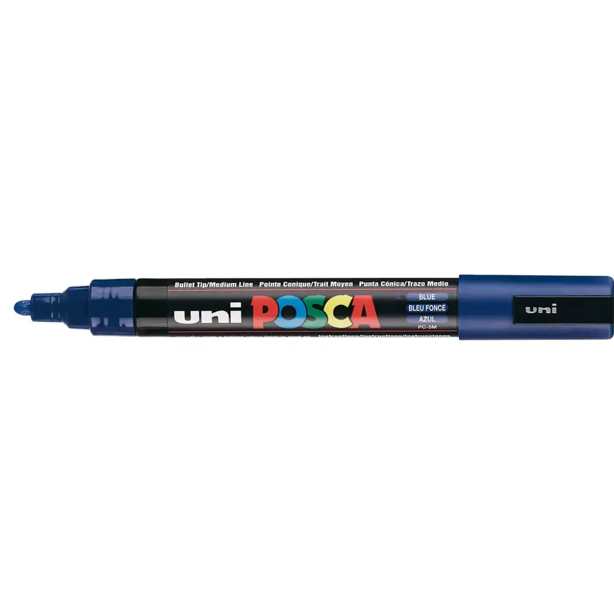 Paint marker Uni Posca PC-5M blue 1,8-2,5mm - 6 stk