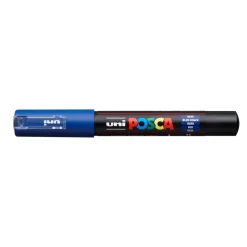 Paint marker Uni Posca PC-1M blue 0,7mm - 6 stk