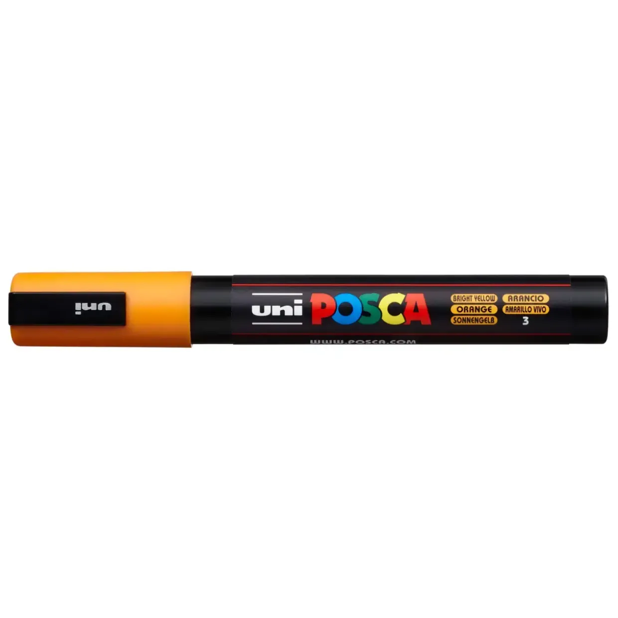 Paint marker Uni Posca PC-5M bright yellow 1,8-2,5mm - 6 stk
