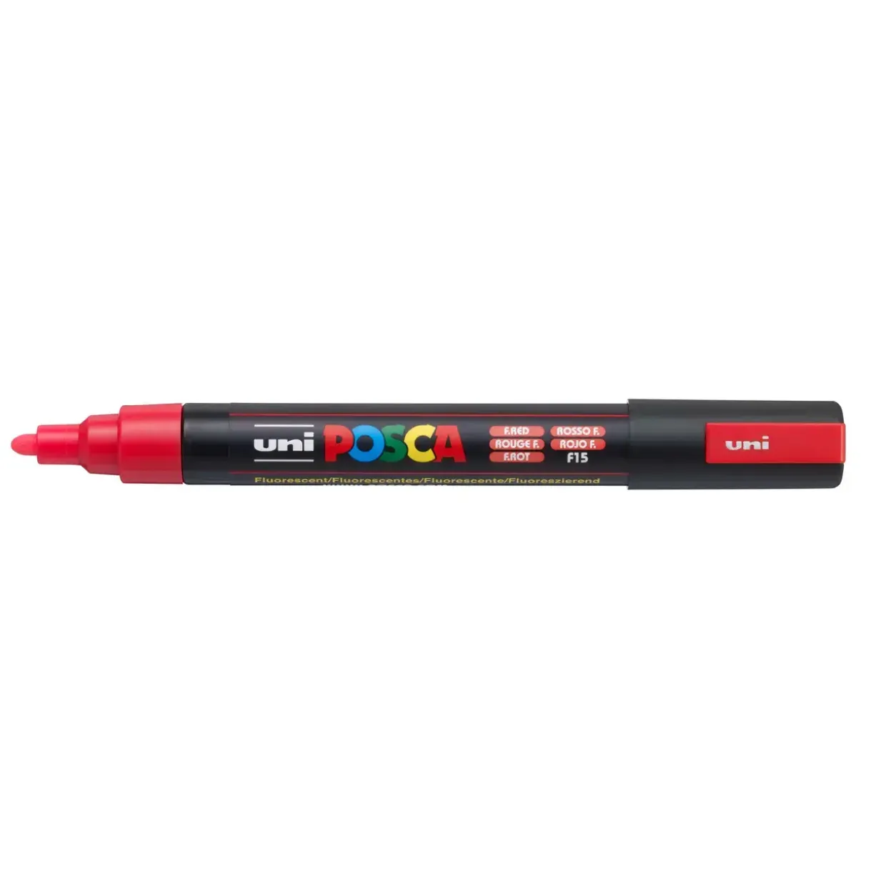 Paint marker Uni Posca PC-5M fluo red 1,8-2,5mm - 6 stk
