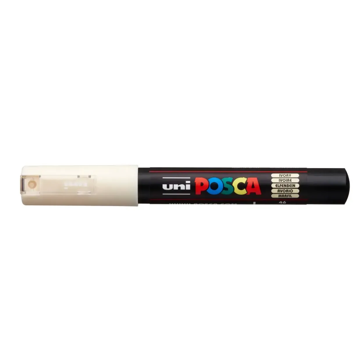 Paint marker Uni Posca PC-1M ivory 0,7mm - 6 stk