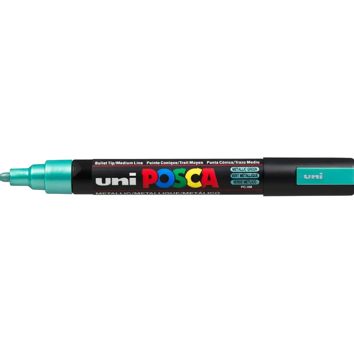 Paint marker Uni Posca PC-5M metallic blue 1,8-2,5mm - 6 stk