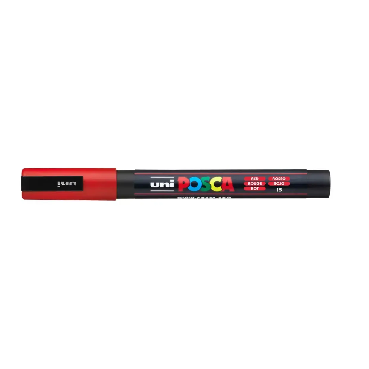 Paint marker Uni Posca PC-3M red 0,9-1,3mm - 6 stk