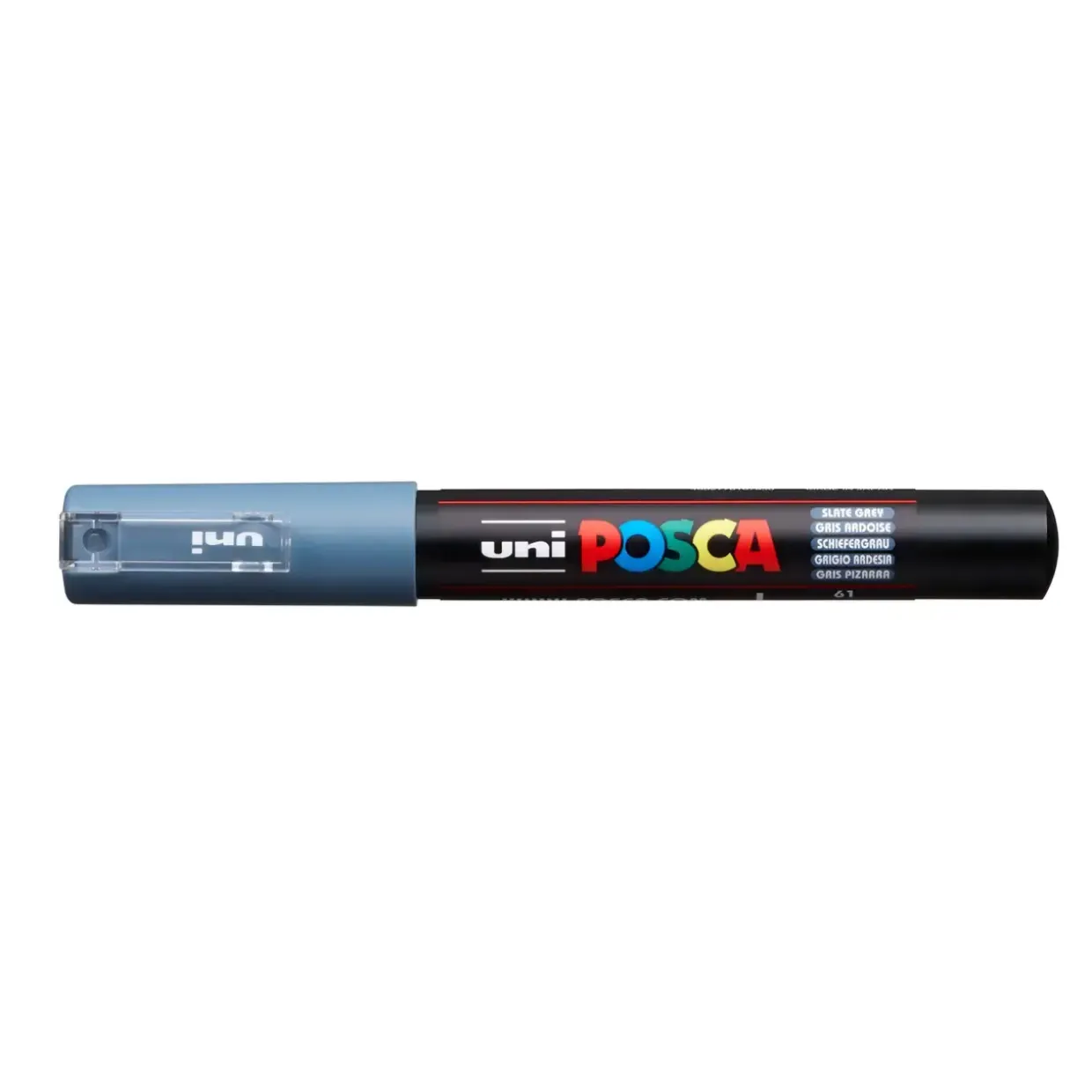 Paint marker Uni Posca PC-1M slate grey 0,7mm - 6 stk