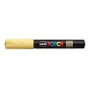 Paint marker Uni Posca PC-1M straw yellow 0,7mm - 6 stk *RESTSALG*