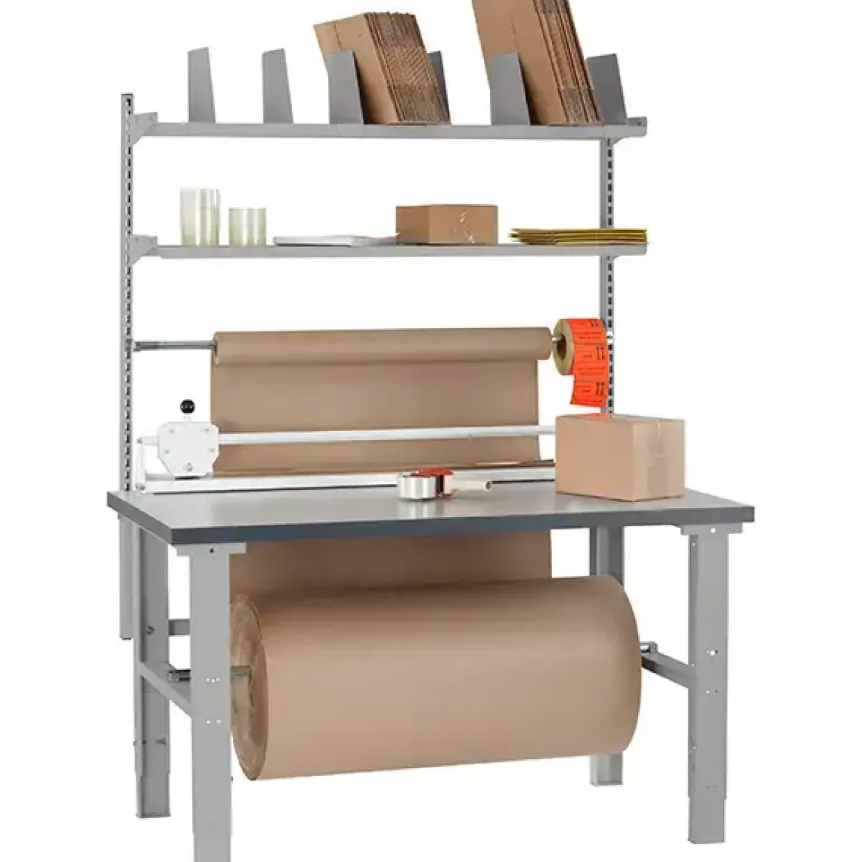 Pakkebord - Kombi 7 Filebænk - 2000x800 mm - HPL bordplade