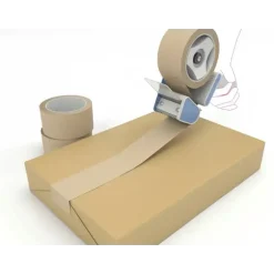 Pakketape brun papirtape 48mmx50m - 36 stk