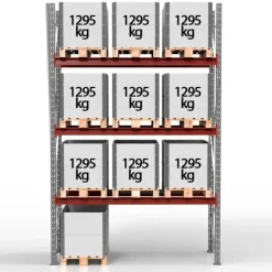 Pallereol Startsektion 3500x1850mm 2x1300 kg