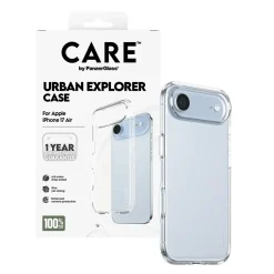 PanzerGlass CARE Flagship Case Transparent Urban Explorer w. Clear Frame iPhone 17 Air