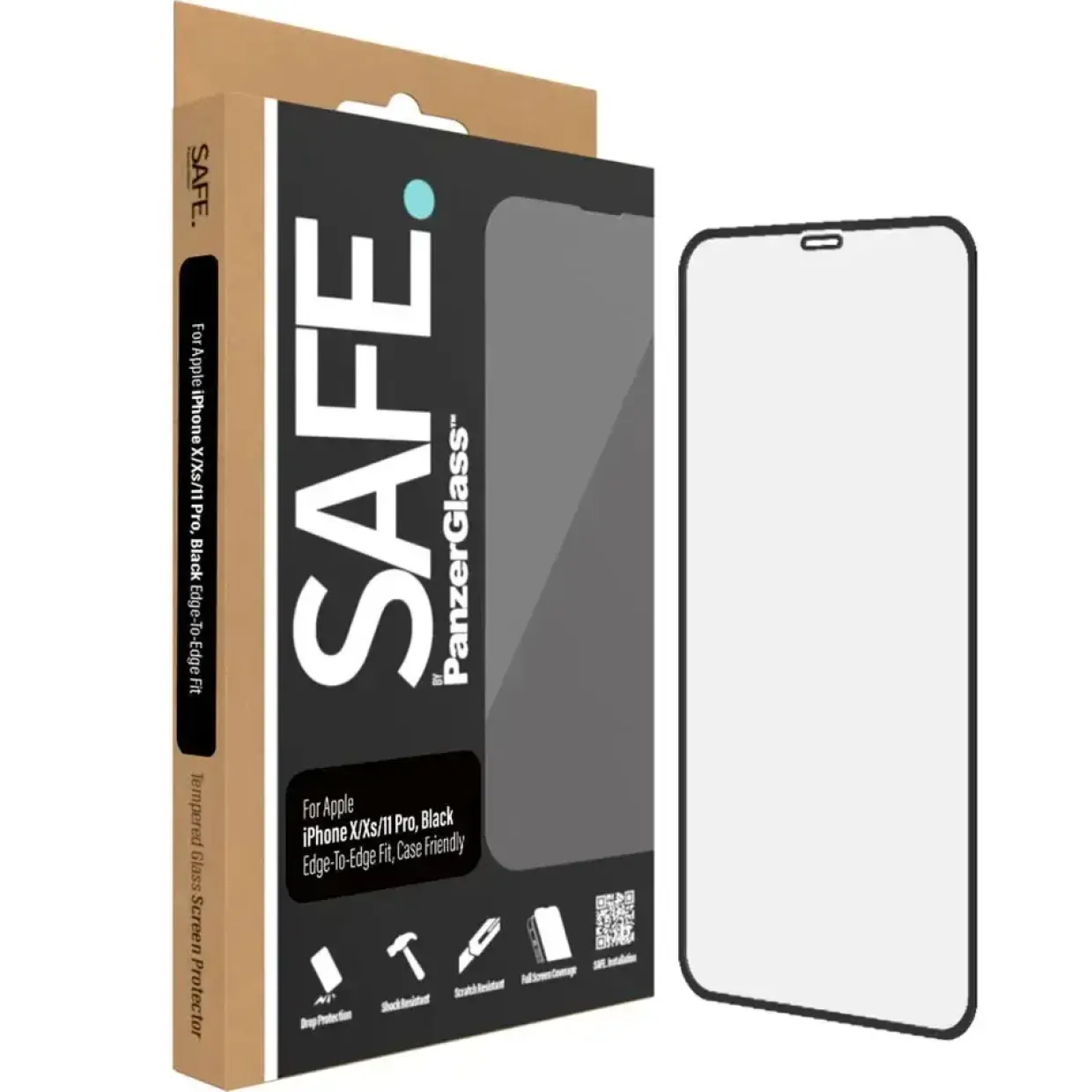 PanzerGlass SAFE. iPhone X/Xs/11 Pro Screen Protector Glass