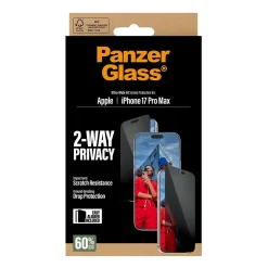 PanzerGlass 2-Way Privacy Screen Protector iPhone 17 Pro Max